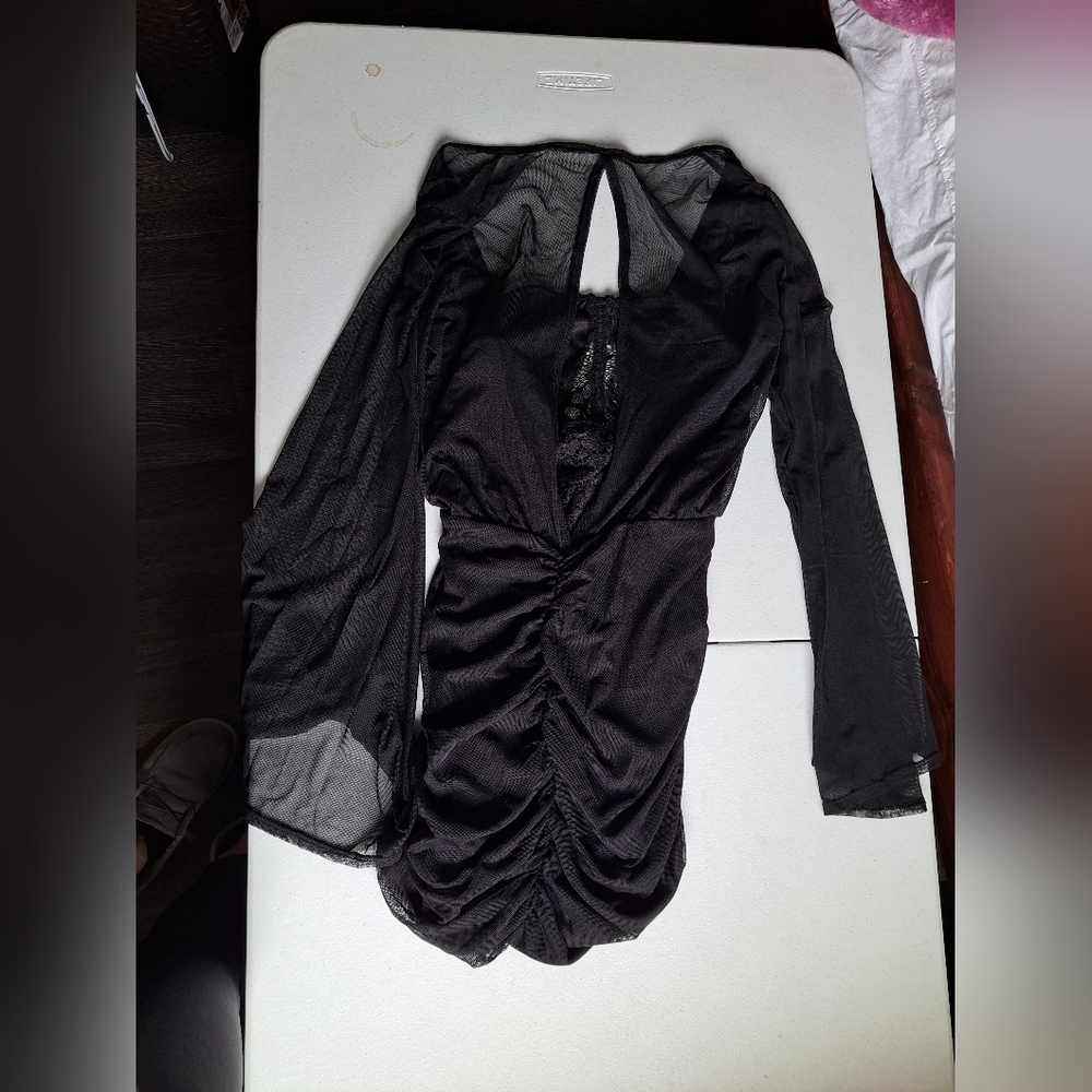 Ready For Everything Fashion Nova Black Dress - Picture 11 of 12